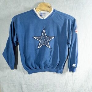 Vtg‎ Starter Dallas Cowboys Sweatshirt Mens Large NFL Football